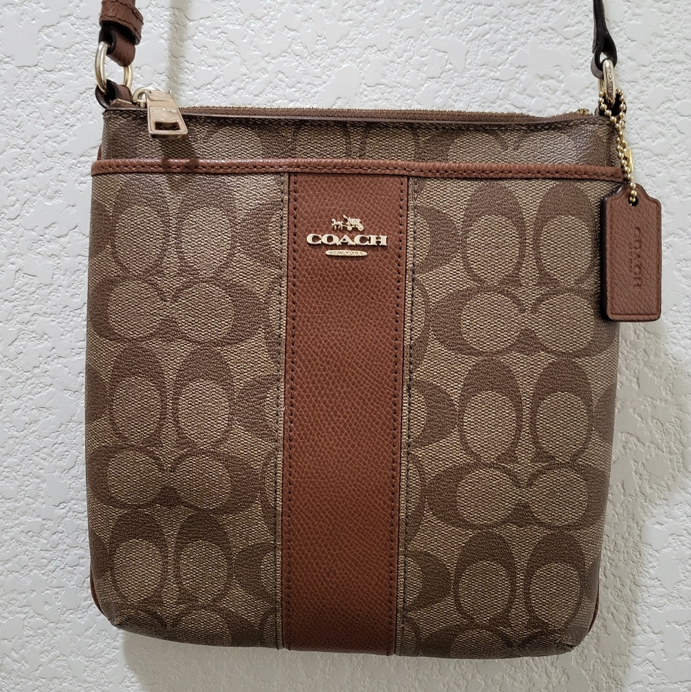 Coach leather crossbody purse